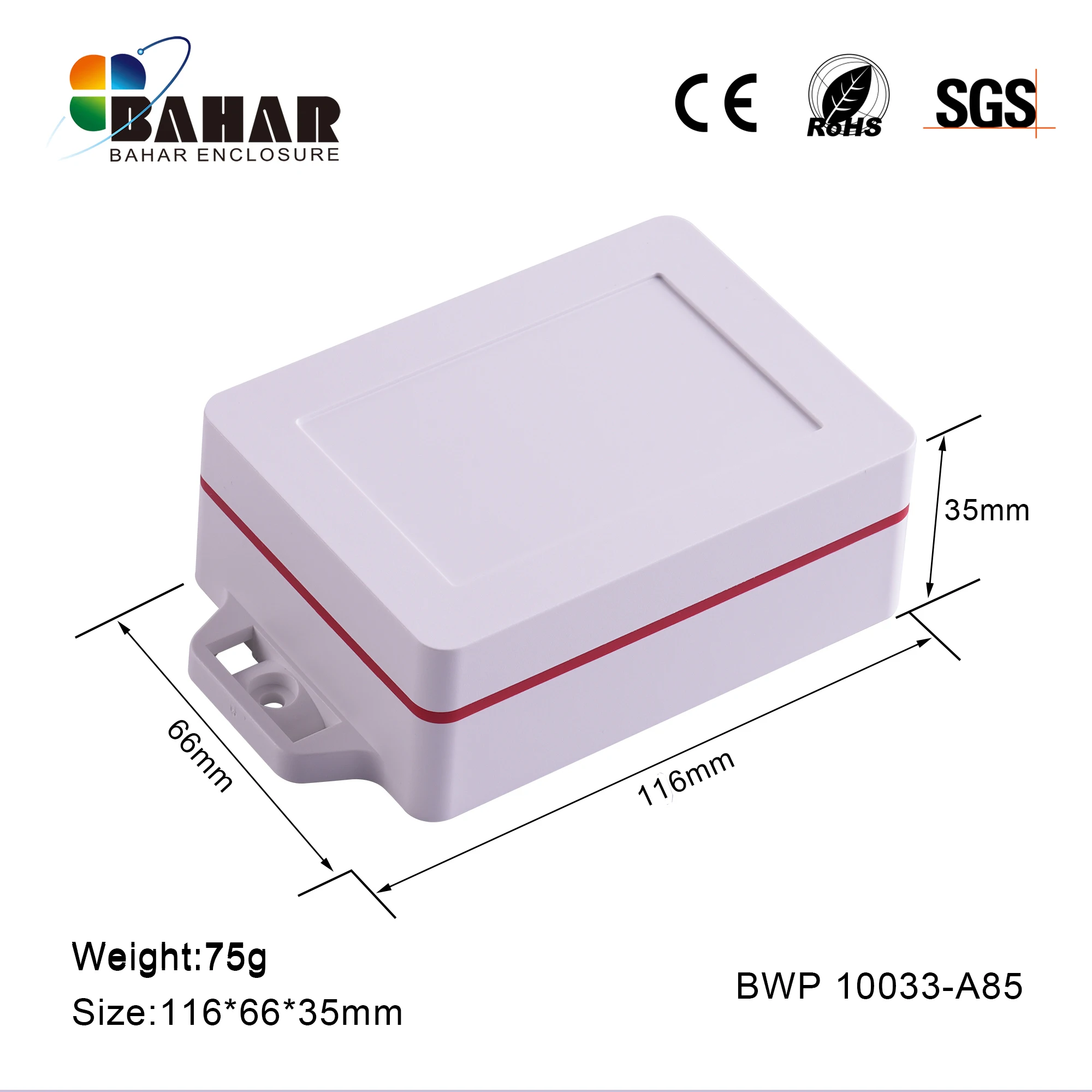Waterproof Outdoor Electronics Enclosure - Durable Plastic Equipment Box