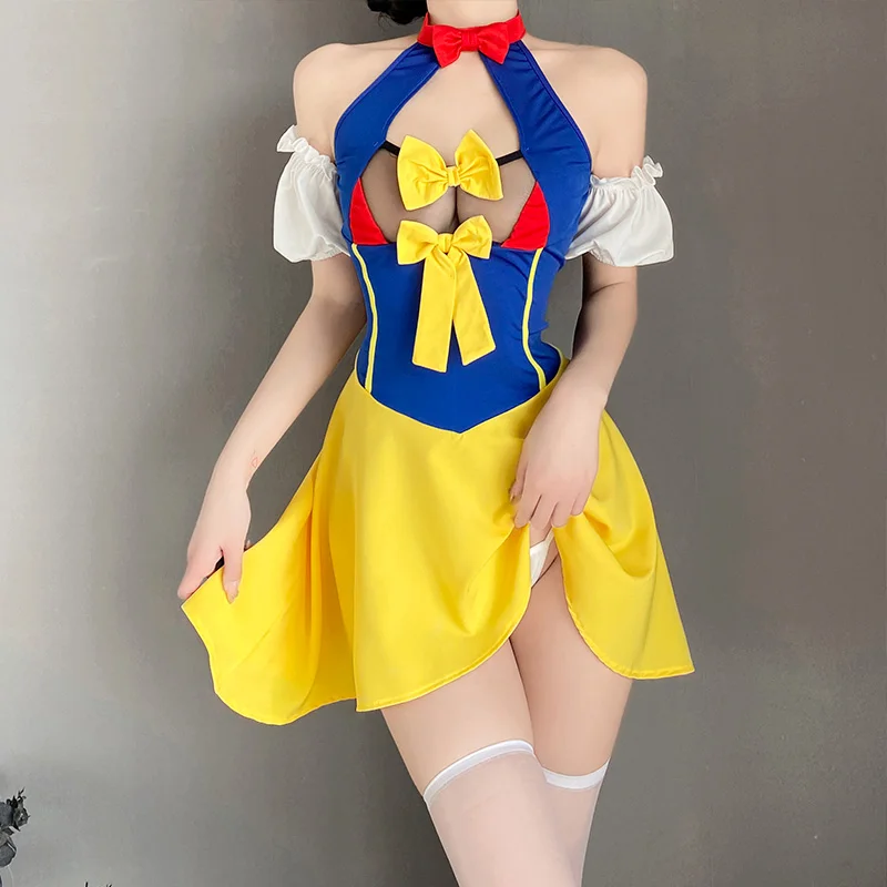 Women Cosplay Costume Sexy Princess Cosplay Costumes for Women Erotic Lingerie Dress Outfits Halloween Adult Clubwear Sex Game Porn Role Play Uniform