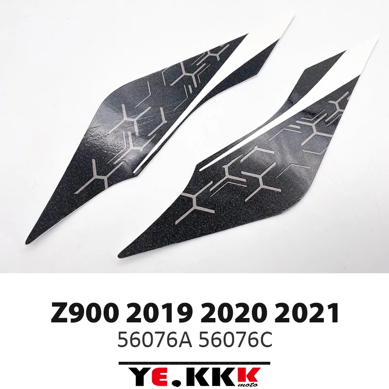 For Kawasaki Z900 2019 2020 2021 Decal Front Sticker Fairing Full Car Sticker Matte Graphite Grey 56076B 56076A 56076C 56076 whole car sticker motorcycle fairing decal reproduce the original sticker graphite black red for z900 z 900 2020 2021