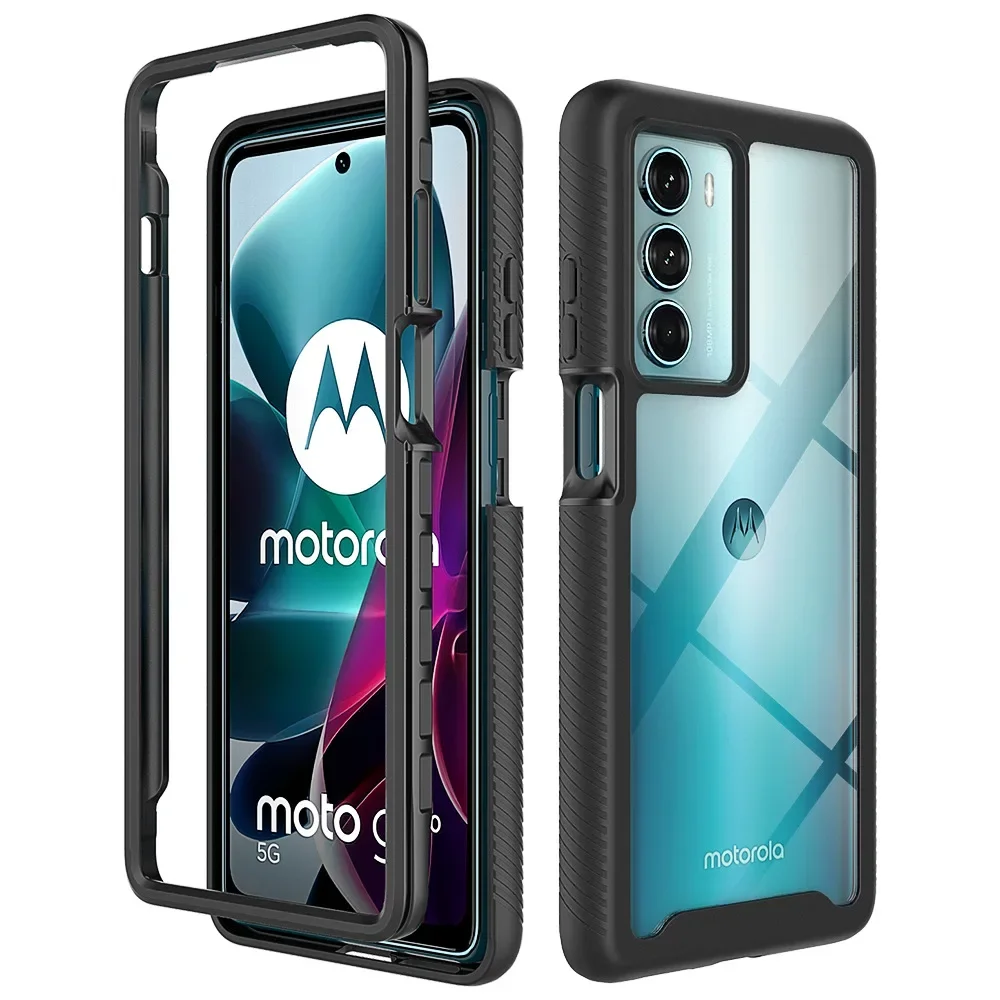 Motorola Moto G42 – Flexible TPU Hülle In Schwarz Mit Stoßschutz