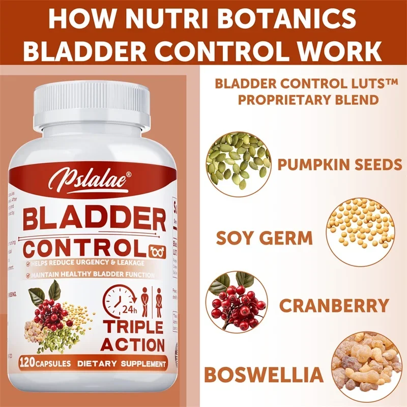 Bladder Control Supplement Supports Urinary Tract Function and Bladder Health Helping To Cleanse and Protect kidney bladder cleanse