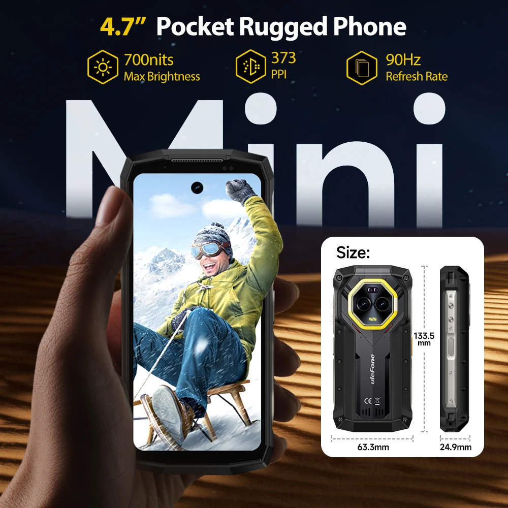 ARMOR MINI 20 PRO 5G スマートフォン Ulefone Armor Mini 20 Pro 5G 6200mAh Night Vision Rugged