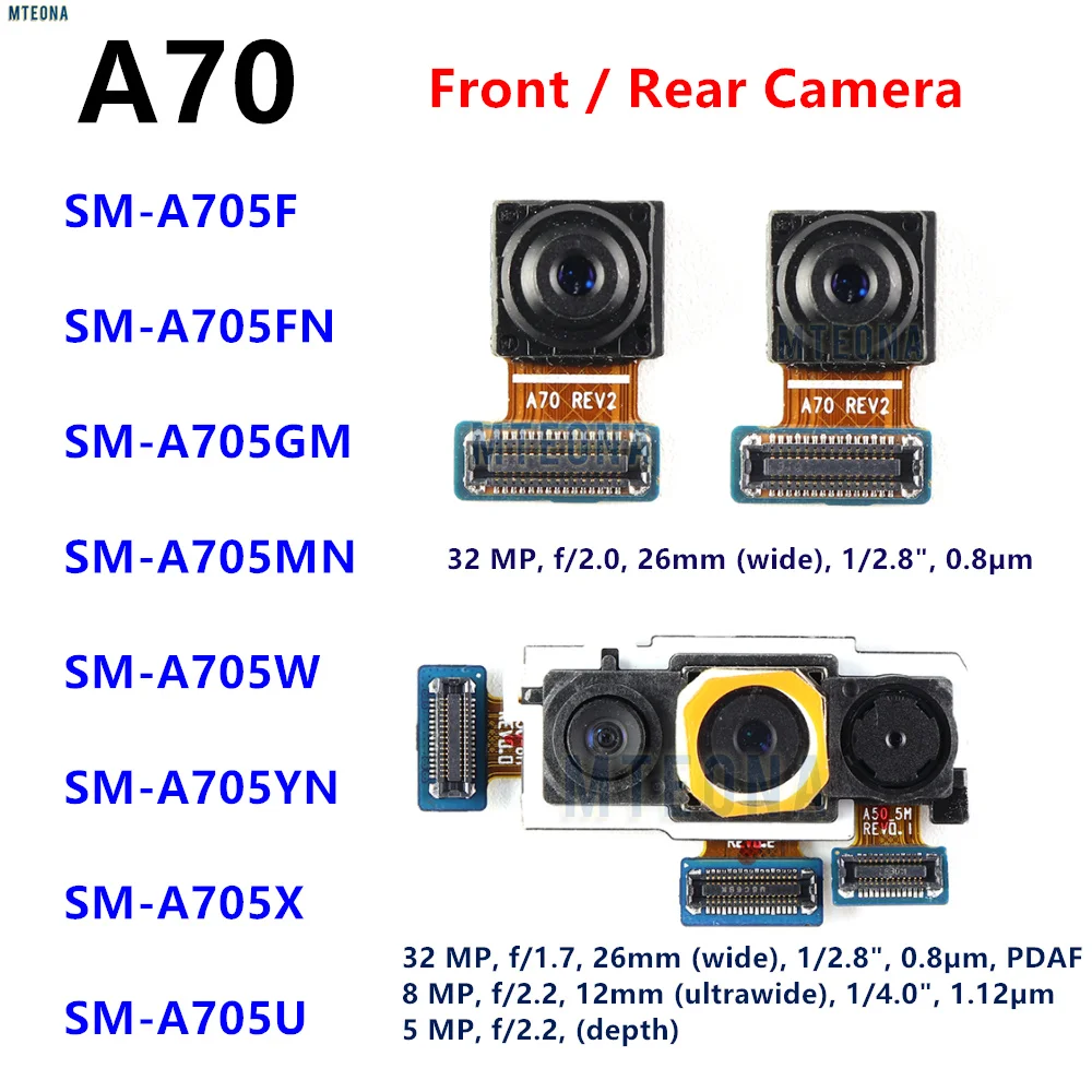 Back Camera A70 Front Camera Wholesale Mobile Front +Back Camera