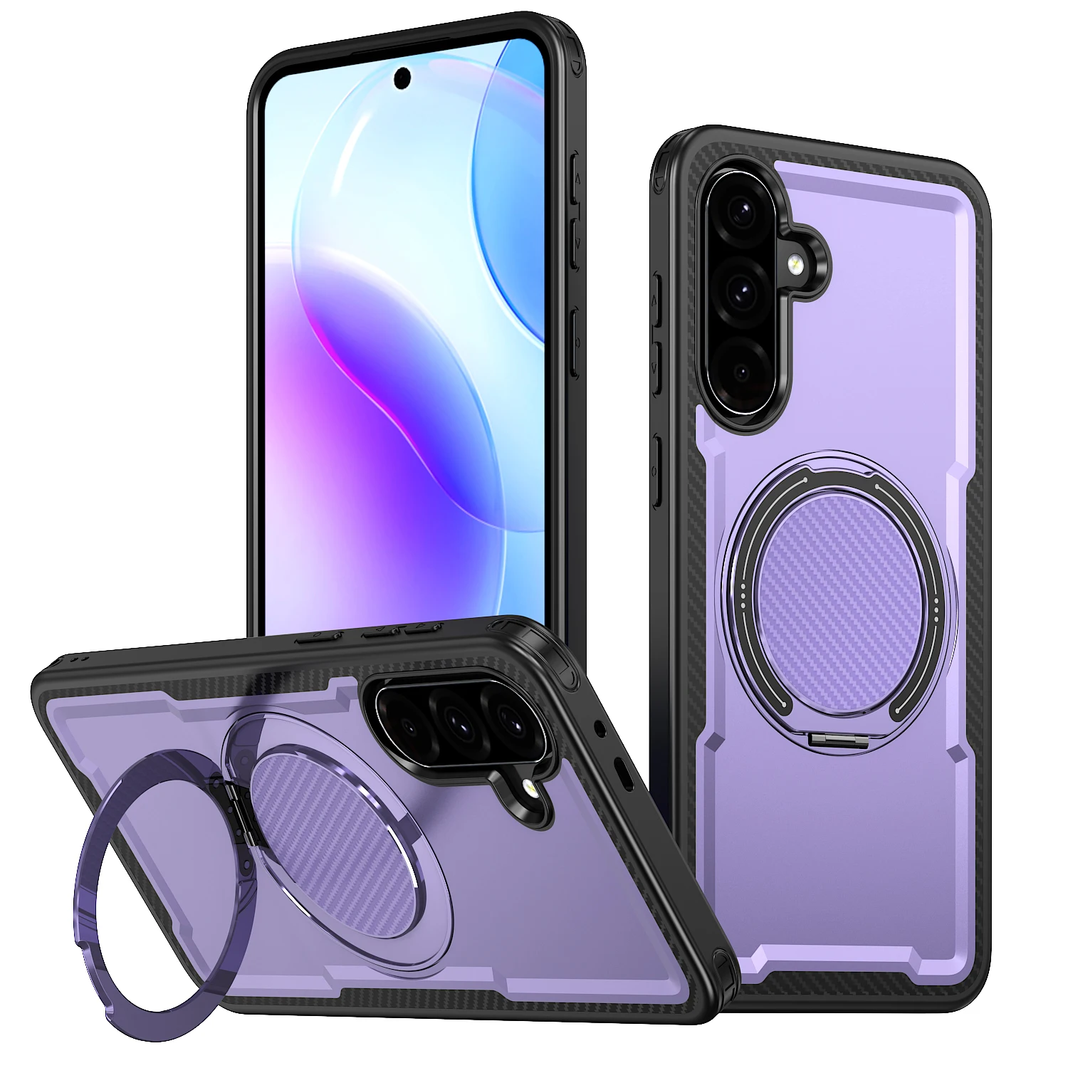 360° Rotating Magnetic Metal Bracket Phone Case