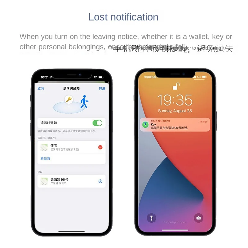 Smart Tag Locator Mini GPS Tracker for Ios Apple Positioning Anti-loss Device for Elderly Children and Pets Work with Find My bluetooth tracker,smart tracker