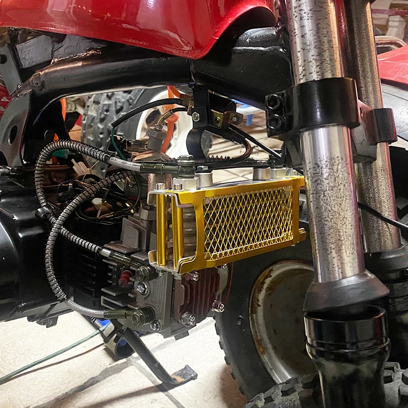 Monkey Motorcycle Cooler Radiator Oil CoolingSet For 70cc 50cc 90cc 110cc 125cc 140cc Dirt Bike Bike DAX Pocket Bike ATV