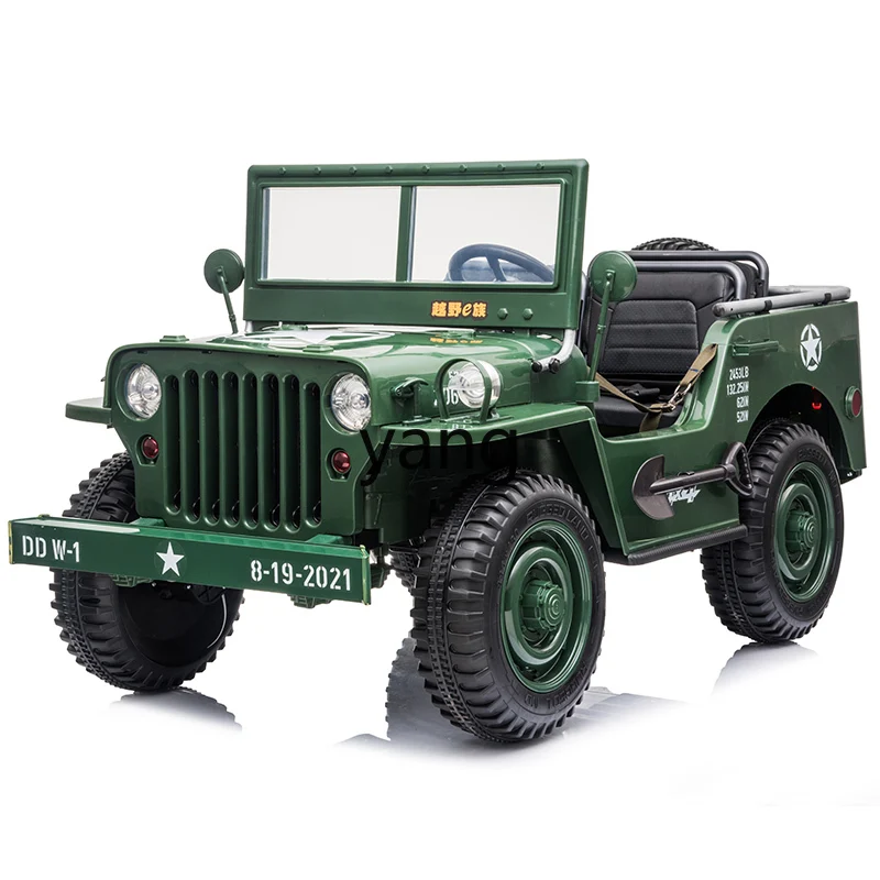 

CX Super Large Double Seat off-Road Jeep Children's Electric Car Four-Wheel off-Road Baby Remote Control Toy Car