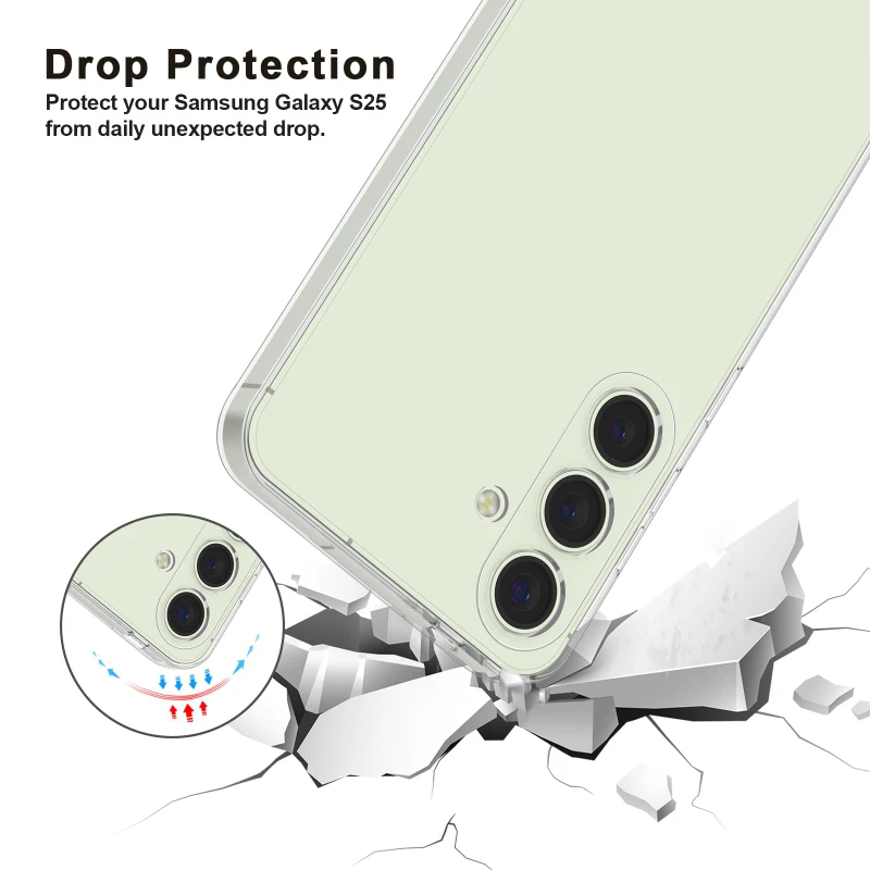 Ultra Thin Transparent Silicone TPU Phone Case - Clear Soft Protective Cover