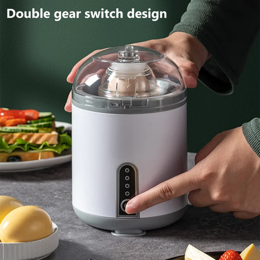 Electric Egg Shaker for Breakfast Golden Egg Puller Automatic Stirring Eggs White and Yolk Mixer Kitchen Scrambler