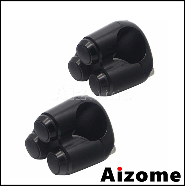 Interrupteur de guidon universel pour Moto, 22mm/25mm, 1 7/8, pour Moto  Cafe Racer, boîtier d'engrenage, double boutons momentanés - AliExpress