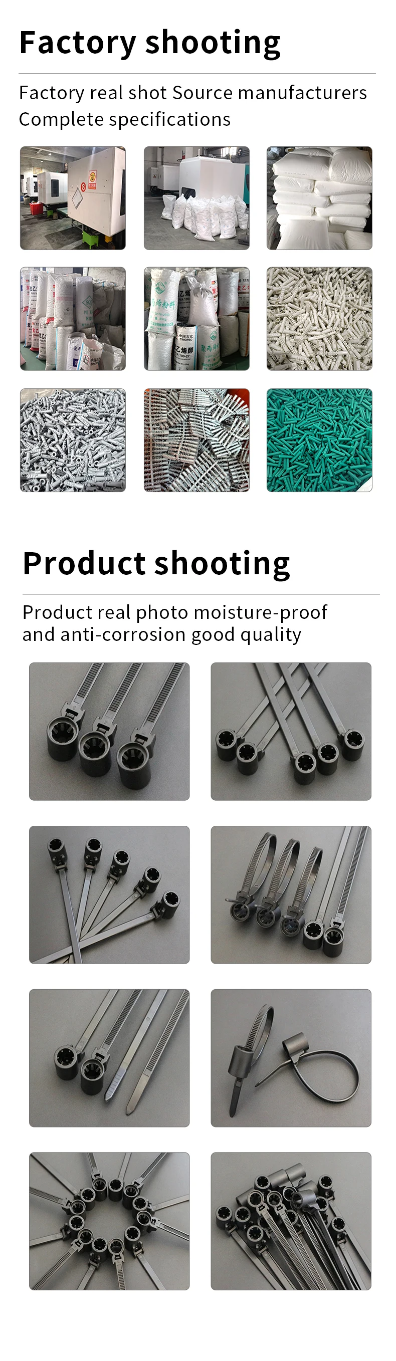 Description Picture 6 of item5*150 Width 4.6 Car Motocycle Engine Nylon66 Stub Blot Cable M5 M6 Ties Strap Push Mount Wire Retainer Clip Clamp Organizer