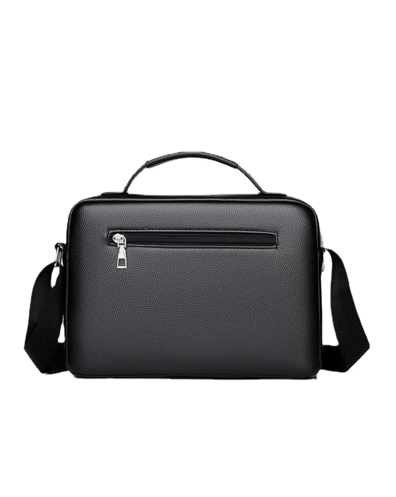 Новая модная мужская сумка через плечо, Портативная сумка из искусственной кожи, мужской портфель, горячая распродажа