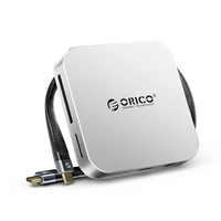 ORICO Magnetic M.2 2230 NVMe SSD Enclosure 10Gbps USB C Docking Station with 4K60HZ HDMI-COM SD/TF PD 100W Charger for iPhone 17