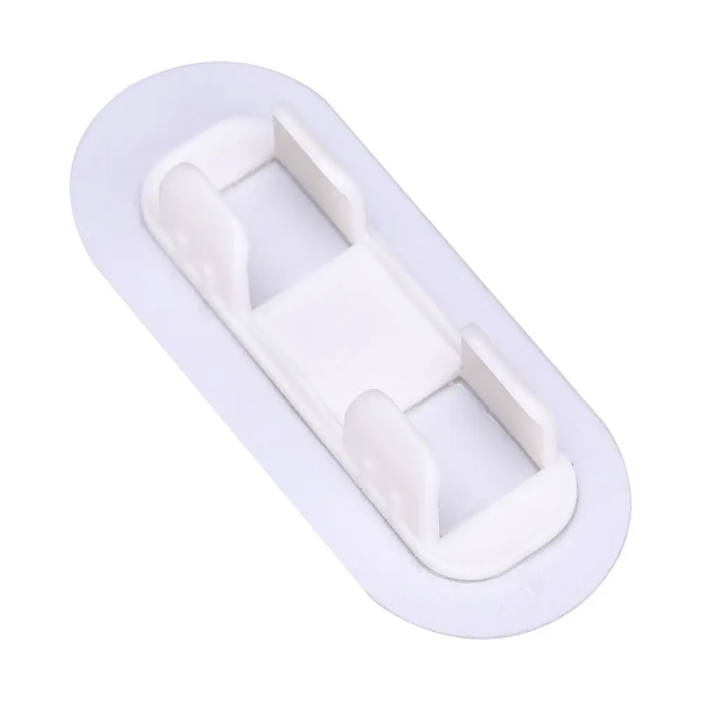 Self-adhesive Pipe Clamp Hooks Cable Clips Pipe Support Wiring Hose Clamp Plastic Fasteners Drain Holder 5pcs