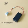 3WLED Battery Bulb 3VLED Beads Creative Nightlight Lantern Model Handmade Mini Bulb with Switch 3