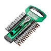 1/4 inch Ratchet Socket Wrench Set, Mechanic Tool Kit and Sockets Set with Quick Release Reversible Ratchet Handle and Extension 2