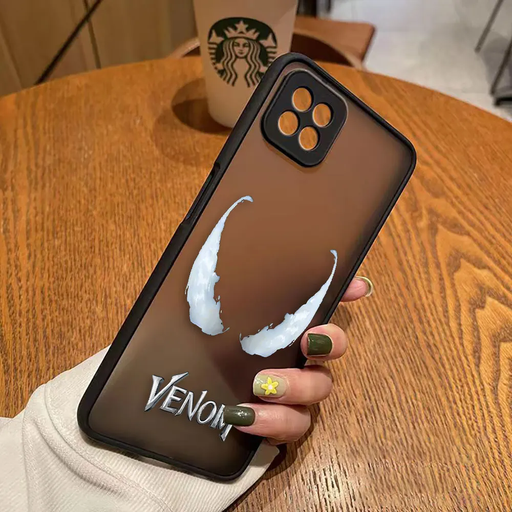 thumbnail image 1 of Matte Case for OPPO A97 A96 A95 A94 A93 A92 A92S A78 A74 A73 A72 A57 A55 A54 A53 A17 A16 4G 5G Case Marvel Spiderman Venom LOGO, 1 of 5