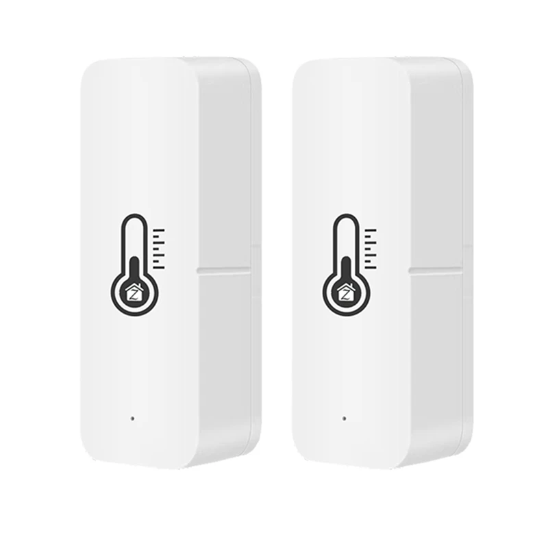 

Умный датчик температуры и влажности Zigbee Tuya, работает от аккумулятора, работает с умным домом, работает с Alexa Google Home, 2 шт.