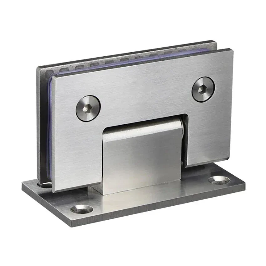 Stainless Steel Shower Glass Door Hinge 90 Degree Wall-to-Glass Showcase Cabinet Clamp Glass Shower Doors Hinge stainless steel hinges door hinges shower room glass clamp