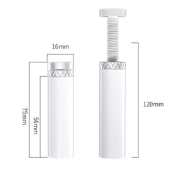 RGB GPU Holder: Vertical Telescopic Magnetic Stand (White EX120 ARGB)
