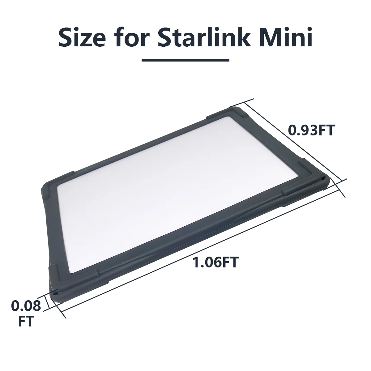 Silicone Protective Cover With Suction Cups Anti-Bump and Anti-Drop Waterproof Scratch-Resistant For StarLink Mini starlink protective cover