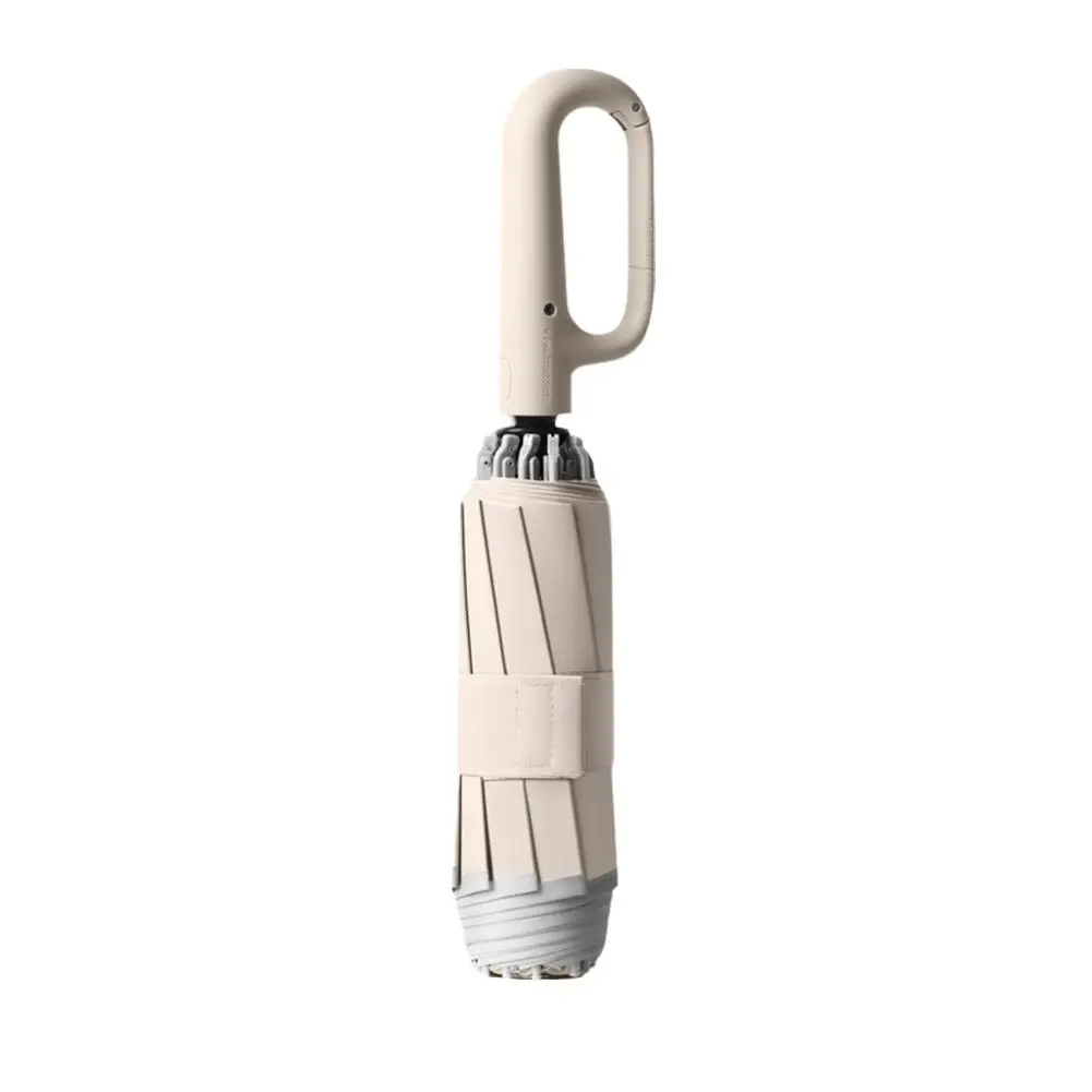 Fully Automatic Reverse Folding Umbrella With Windproof Reflective Stripe UV Umbrellas For Men Women Carabiner 2 In1 Sunsha E6K6