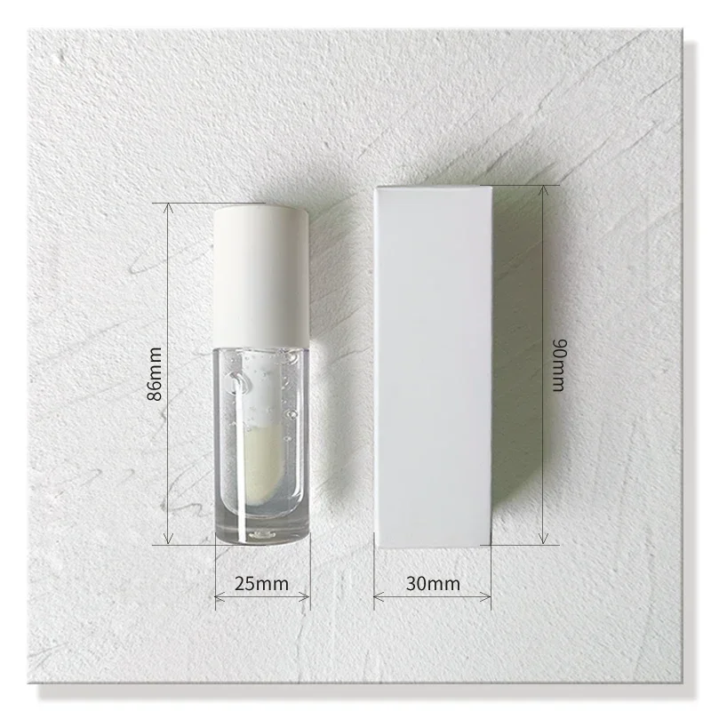 Private Label Lipgloss Plumper Custom Bulk 27 Colors Cute Chunky Pier Tube Moisturizer 7ml Moisturizing Non-fading Glossy Glaze 3