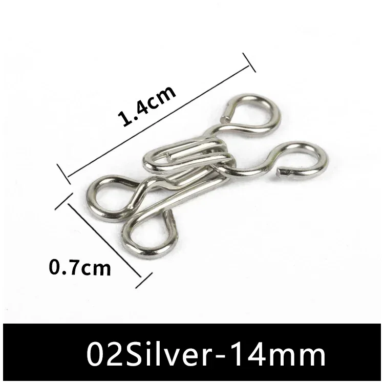 30/50Sets Metal Invisible Button For Underwear Skirt Coat Adjust Buckles Collar Hook Garment Pants Clasp DIY Sewing Accessories