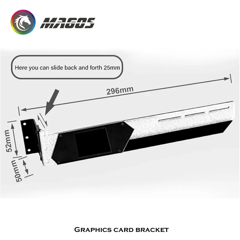Display Lcd Suporte Gpu para Gabinete pc Gamer Suporte Vga Suporte Rgb com Monitor Led Tela Aida 64 Rog Msi 12v 5v 2.2 Diy - Imagem 6