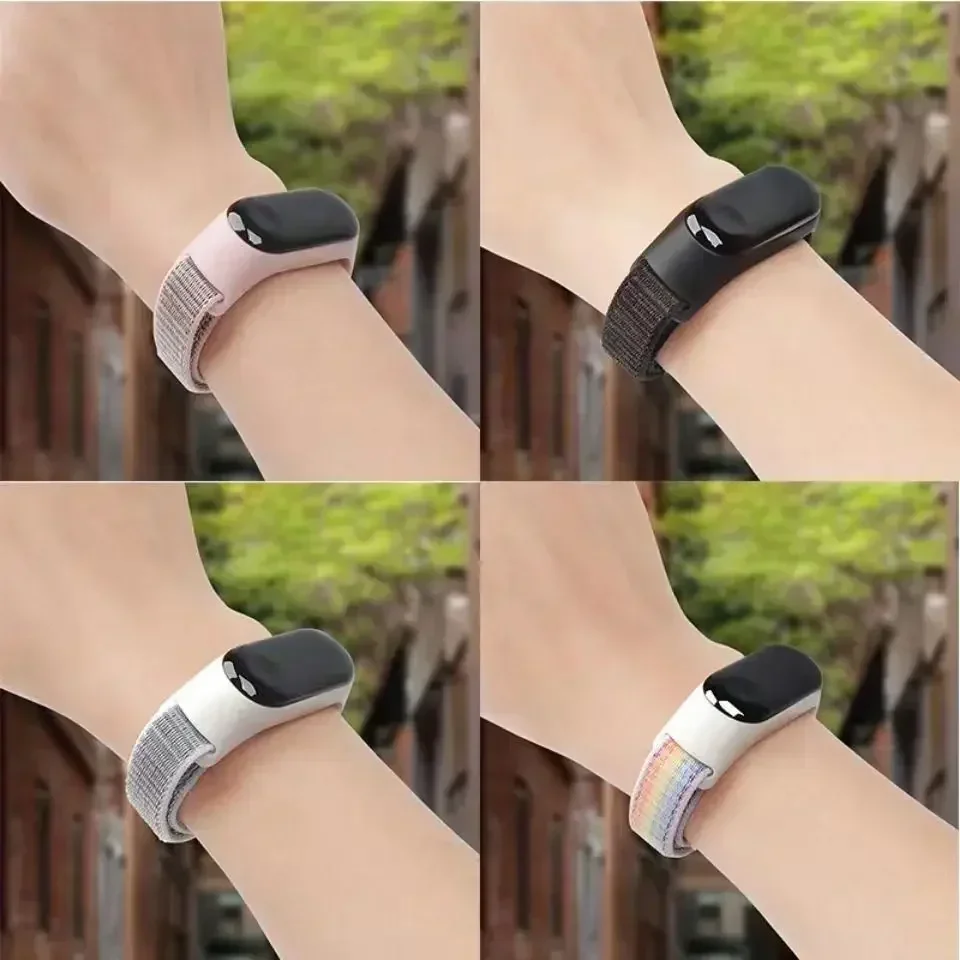 Nylon Sport Bracelet Set - Adjustable Wristband Replacement Straps in Assorted Colors