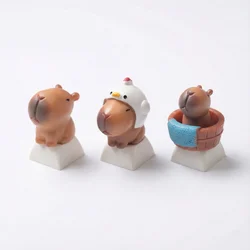 Charming Capybara XDA Profile Keycap Set - Adorable Desk Decor & Perfect Gift (Capybara 3pcs)