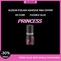Glesum Eyelash Glue Princess 0.5s-1s Dry Oil And Water Resistant Retention time 7-9 Weeks Soft Eyelash Adhesive 1
