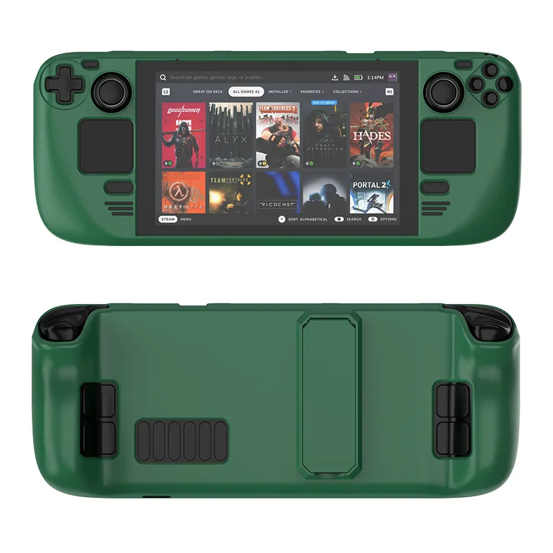Universal Protective Case with Kickstand for Handheld Gaming Devices - TPU and PC Shield