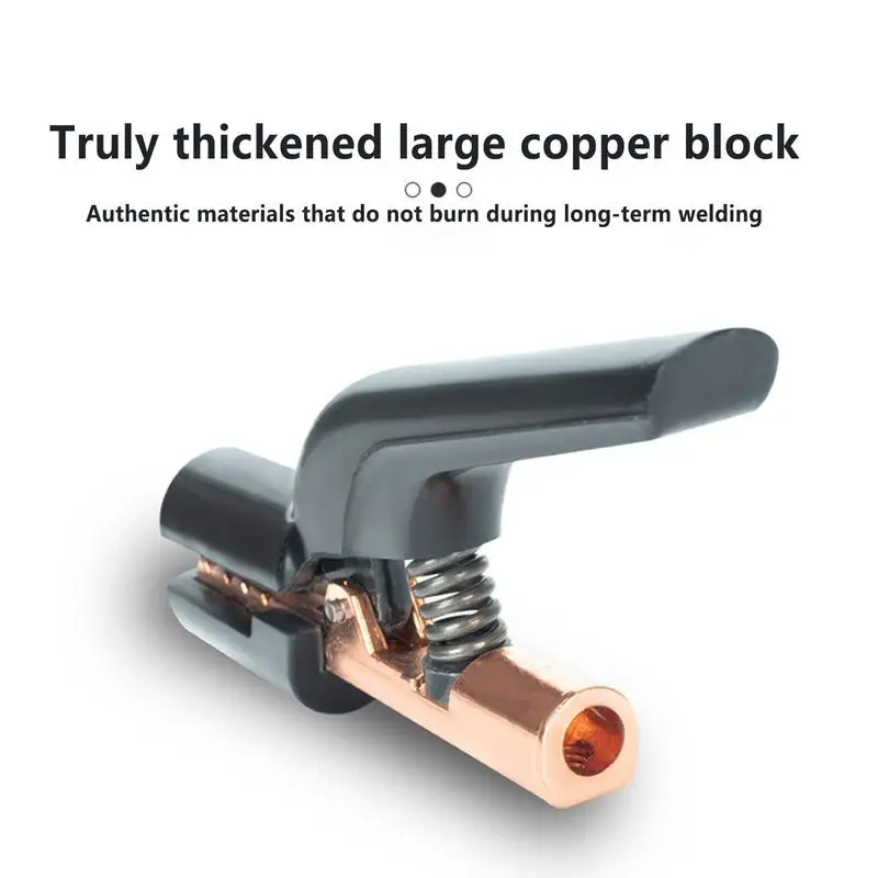Welding Electrode Holder Holding Plier Electrode Clamp Heavy Duty 800A Pure Copper Brass Clamp For Metalworking welding electrode holder