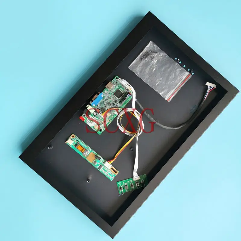 

For LTD121ECAK LTM12C505K LTD121EC3L 1024*768 Kit 12.1" Metal Case+58C Controller Board 20 Pin LVDS 1CCFL LCD Monitor