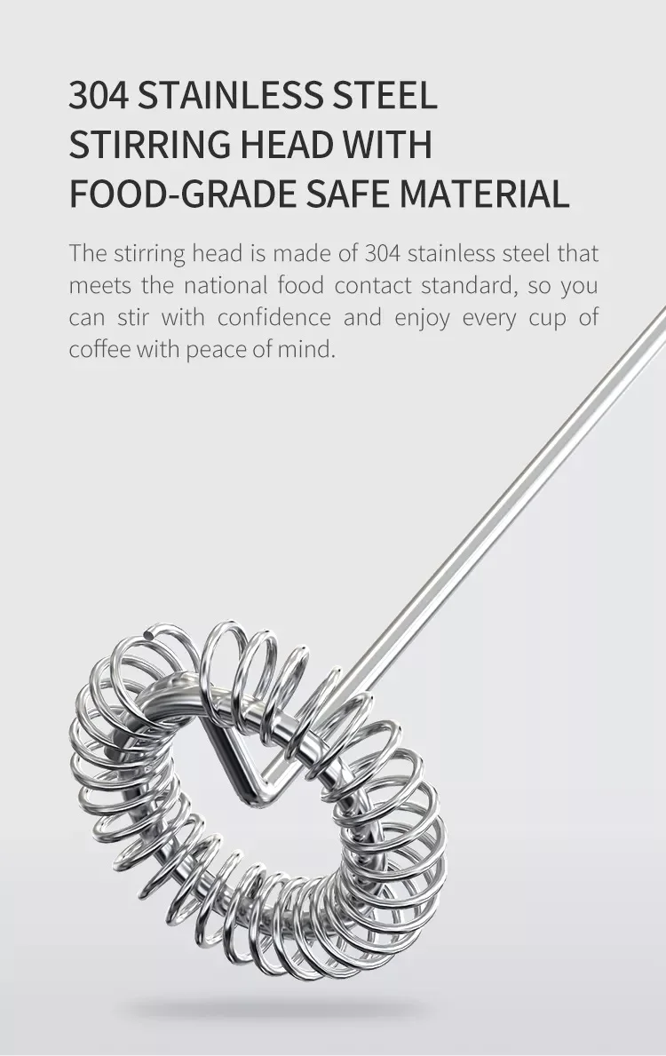 Youpin Circle joy Mini Electric Stainless Steel Automatic Milk Frother description image 6