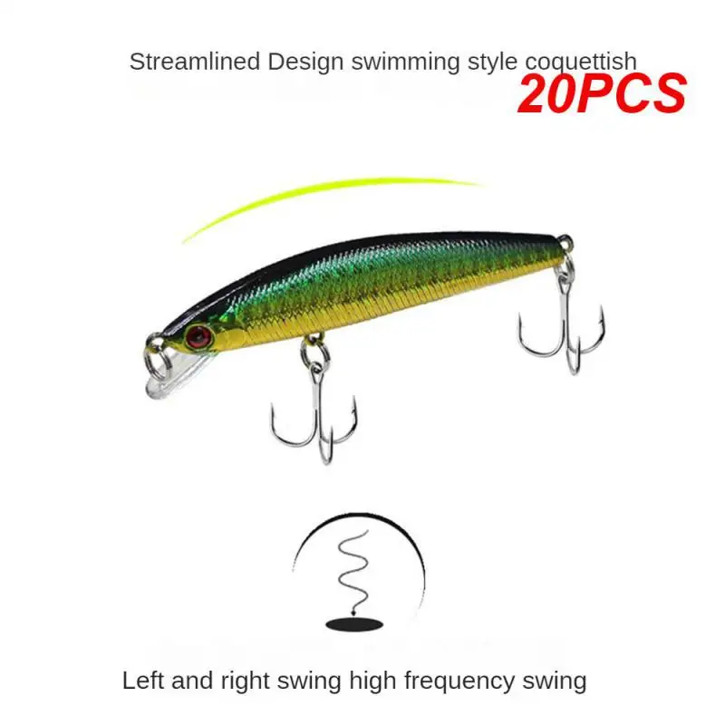 

20PCS Minnow Crank Wobbler Jerkbait Fishing Lure 8.8Cm 9G Isca Artificial Carkbait Wobblers Swimbait Fishing Tackle for Bass