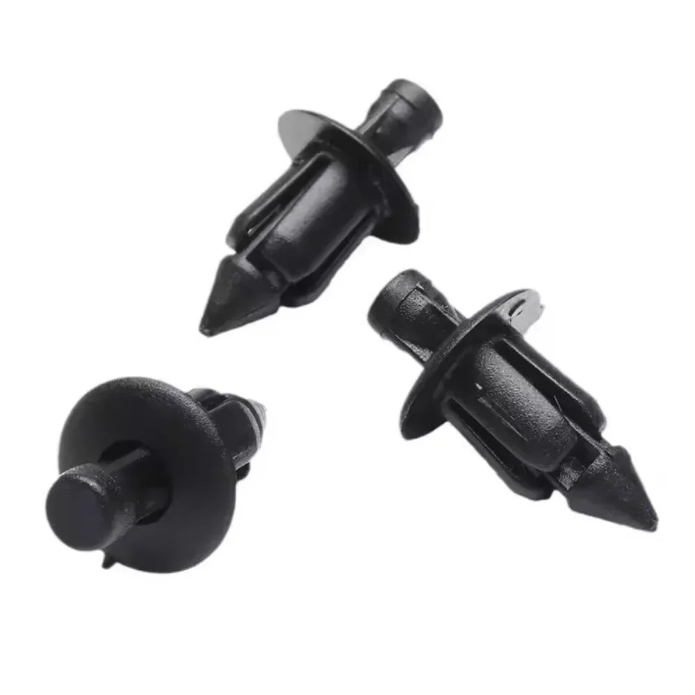 Motorcycle Fairing Rivet Fastener Clips Universal Black Plastic