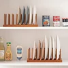 Dish Drainer Plate Rack Bamboo Shelf Cups Display Stand Drainer Holder Pan Cover Drying Organizer Kitchen Accessory 3