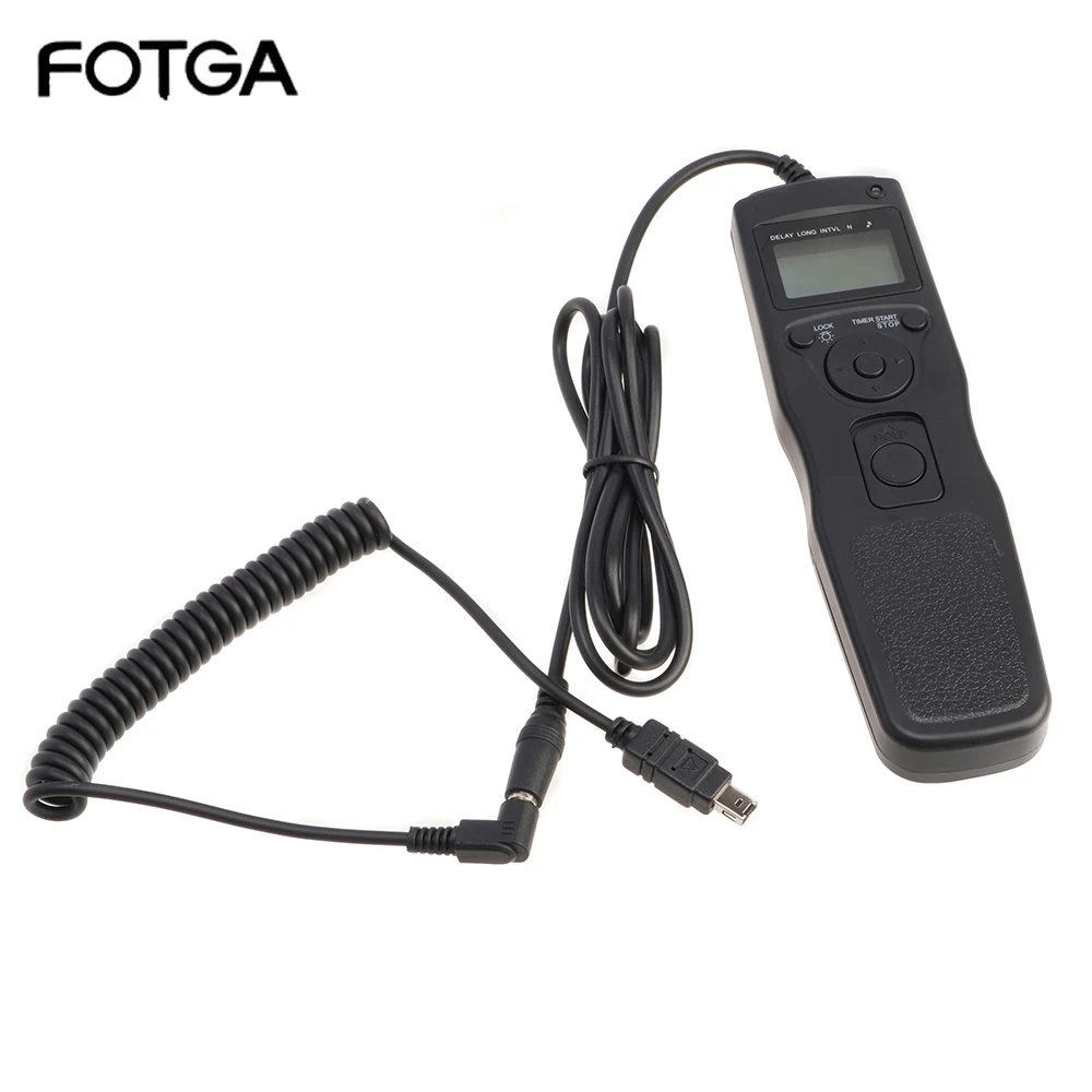 FOTGA N1 C1 N3 S2 S1 UC1 LCD 타이머 리모트 셔터 릴리즈 코드 캐논 EOS 60D 70D 80D 100D 760D 1300D 1200D 1100D 700D 650D용