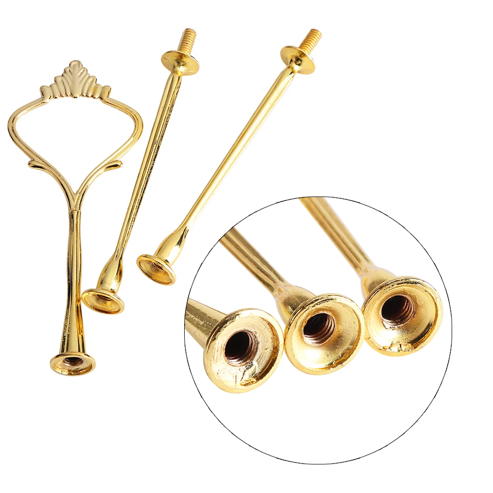 Cake Fruit Holder Handle Cake Plate Stand Handle Multi tiers Cupcake Tray Stand Fruit Plate Hardware Fitting Holder baking supplies