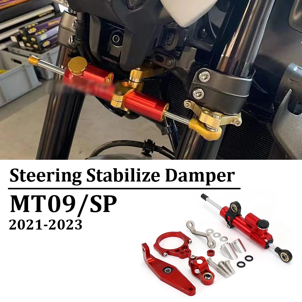

MT09 Motorcycle New Accessories For Yamaha MT-09 SP 2021-2023 Steering Stabilize Damper Mounting Bracket Kit Aluminum