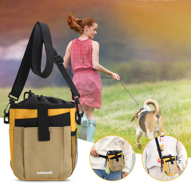 Dog Training Bags Outdoor Pet Dog Treat Pouch Portable Pet Food Container Puppy Snack Reward Waist Bag High Quality