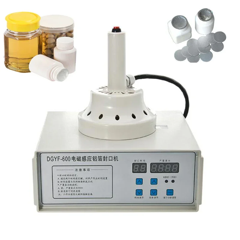 

110V Hand Held Electromagnetic Induction Sealing Machine Plastic Glass Bottle Cap Sealer 20-130mm Foil Gasket Packing Machine