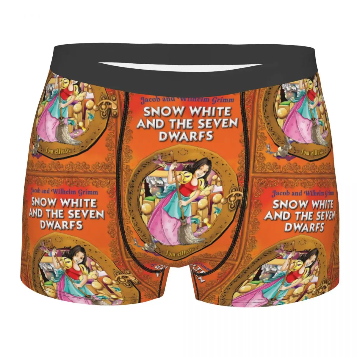 

Трусы-боксеры Grimm's Fairy Tales, Белоснежка и семь карликов, нижнее белье для мужчин, брифы