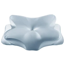 Luxurious Zippered Smooth Pillowcase - Machine Washable for Comfortable Sleep (Light blue)