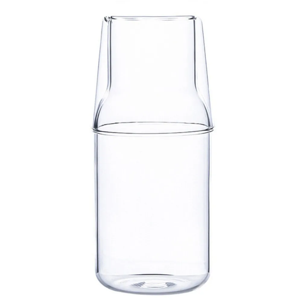 Juego 4 Vasos De Vidrio Grande Elegantes Modernos Agua 528ml