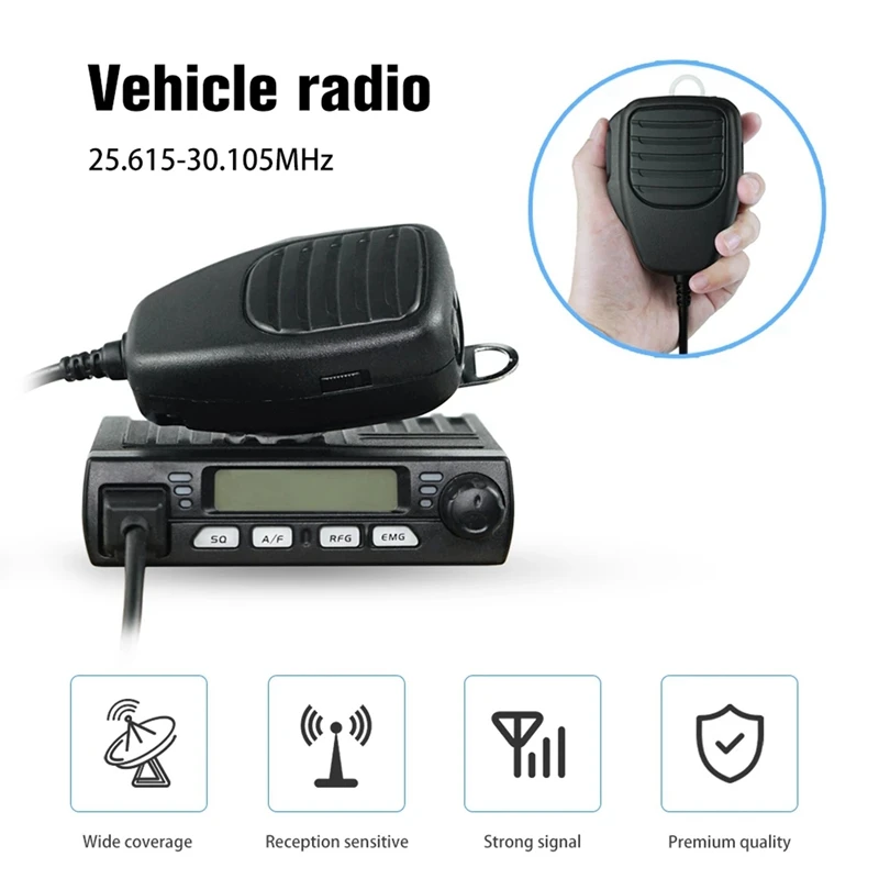 CB-925 미니 시민 밴드 라디오, 모바일 라디오, AM/FM 25.615-30.105MHZ, 8W 파워 워키토키 cb무전기