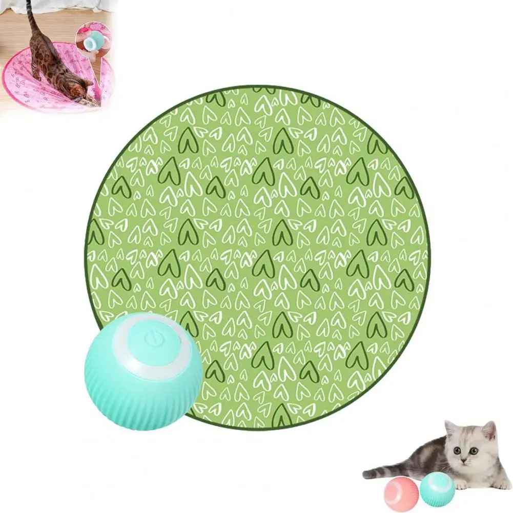 

Safe Cat Toy Rechargeable Cat Ball Toy Set for Quiet Hunting Rolling Play Pet Supplies for Engaging Feline Entertainment Durable