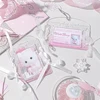 Cute Photocard Holder Keychain Badge Holders,3 Inch Photocards Holder Protective Sleeves Id Case Holder 4